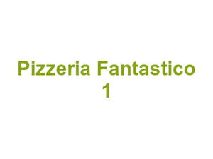 Pizzeria Fantastico 1 Logo