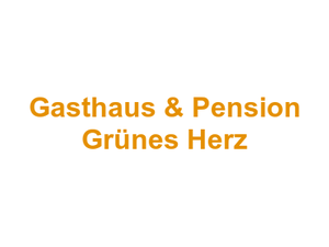 Gasthaus & Pension "Grünes Herz" Logo