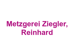 Metzgerei Ziegler, Reinhard Logo