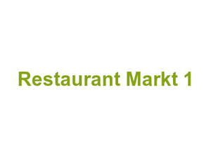 Restaurant Markt 1 Logo