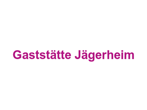 Gaststätte Jägerheim Logo