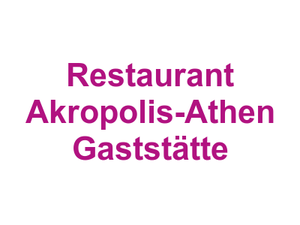 Restaurant Akropolis-Athen Gaststätte Logo