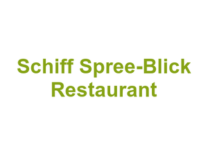 Reederei Riedel Café Schiff "Spree-Blick" Restaurant Logo