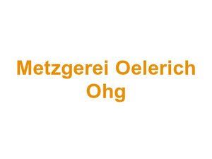 Metzgerei Oelerich Ohg Logo
