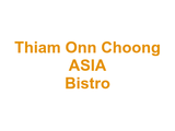 Thiam Onn Choong ASIA Bistro Logo