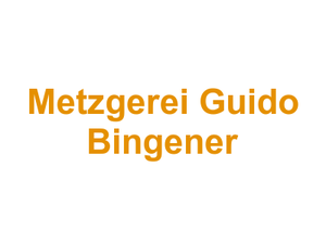 Metzgerei Guido Bingener Logo