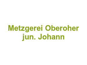 Metzgerei Oberoher jun. Johann Logo