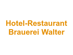 Hotel-Restaurant Brauerei Walter Logo