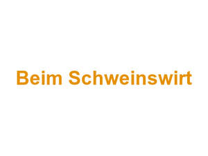 Beim Schweinswirt Logo