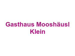 Gasthaus Mooshäusl Klein Logo
