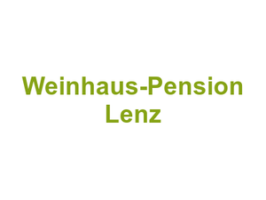 Weinhaus-Pension Lenz Logo