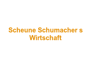 Scheune Schumacher s Wirtschaft Logo