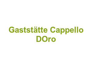 Gaststätte Cappello D'Oro Logo