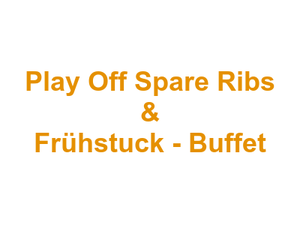 Play Off Spare Ribs & Frühstuck - Buffet Logo