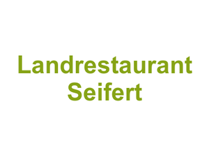 Landrestaurant Seifert Logo