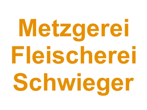Metzgerei Fleischerei Schwieger Logo