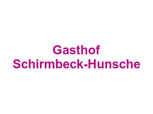 Gasthof Schirmbeck-Hunsche Logo