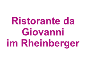 Ristorante da Giovanni im Rheinberger Logo