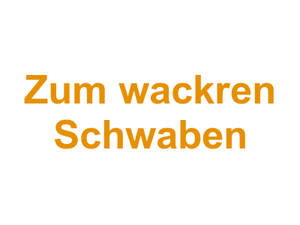 Zum wack'ren Schwaben Logo