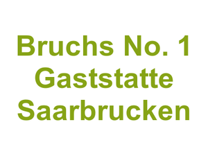 Bruchs No. 1 Gaststatte Saarbrucken Logo