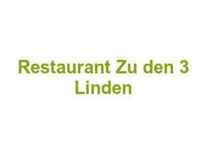 Restaurant Zu den 3 Linden Logo