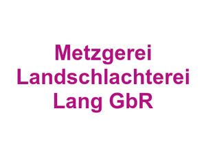Metzgerei Landschlachterei Lang GbR Logo