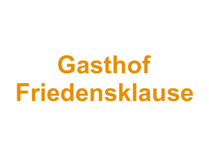 Gasthof Friedensklause Logo
