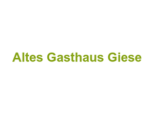 Altes Gasthaus Giese Logo