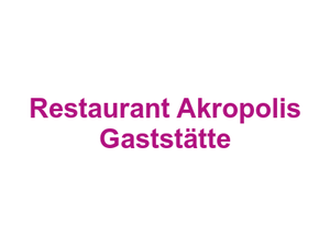 Restaurant Akropolis Gaststätte Logo
