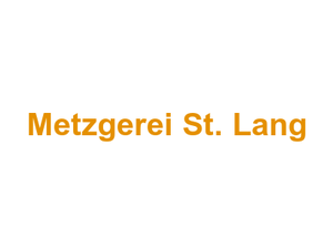 Metzgerei St. Lang Logo