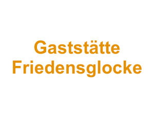 Gaststätte Friedensglocke Logo
