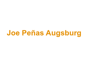 Joe Peña's Augsburg Logo
