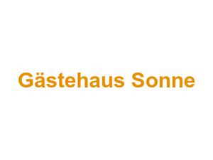 Gästehaus Sonne Logo