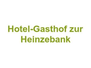 Hotel-Gasthof zur Heinzebank Logo