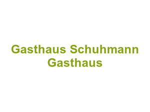 Gasthaus Schuhmann Gasthaus Logo