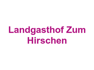 Landgasthof Zum Hirschen Logo