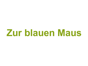 Zur blauen Maus Logo
