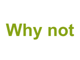 Why not Logo