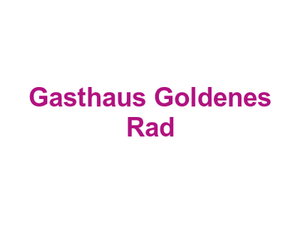 Gasthaus Goldenes Rad Logo