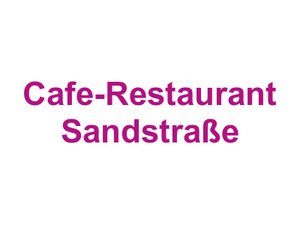 Cafe-Restaurant Sandstraße Logo