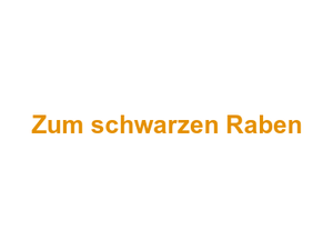 Zum schwarzen Raben Logo