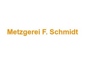 Metzgerei F. Schmidt Logo