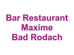 Bar Restaurant Maxime Bad Rodach Logo