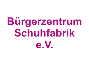 Gastronomie im Bürgerzentrum Schuhfabrik e.V. Logo