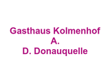 Gasthaus Kolmenhof A. D. Donauquelle Logo