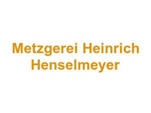 Metzgerei Heinrich Henselmeyer Logo