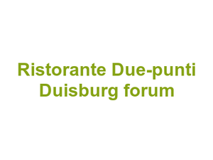 Ristorante Due-punti Duisburg forum Logo