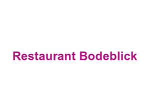 Restaurant Bodeblick Logo