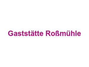 Gaststätte Roßmühle Logo