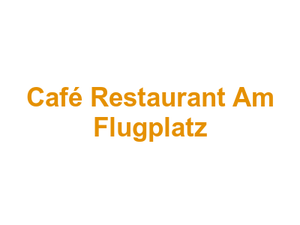 Café Restaurant Am Flugplatz Logo